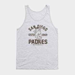 Retro San Diego Padres 1 by Buck Tee Tank Top